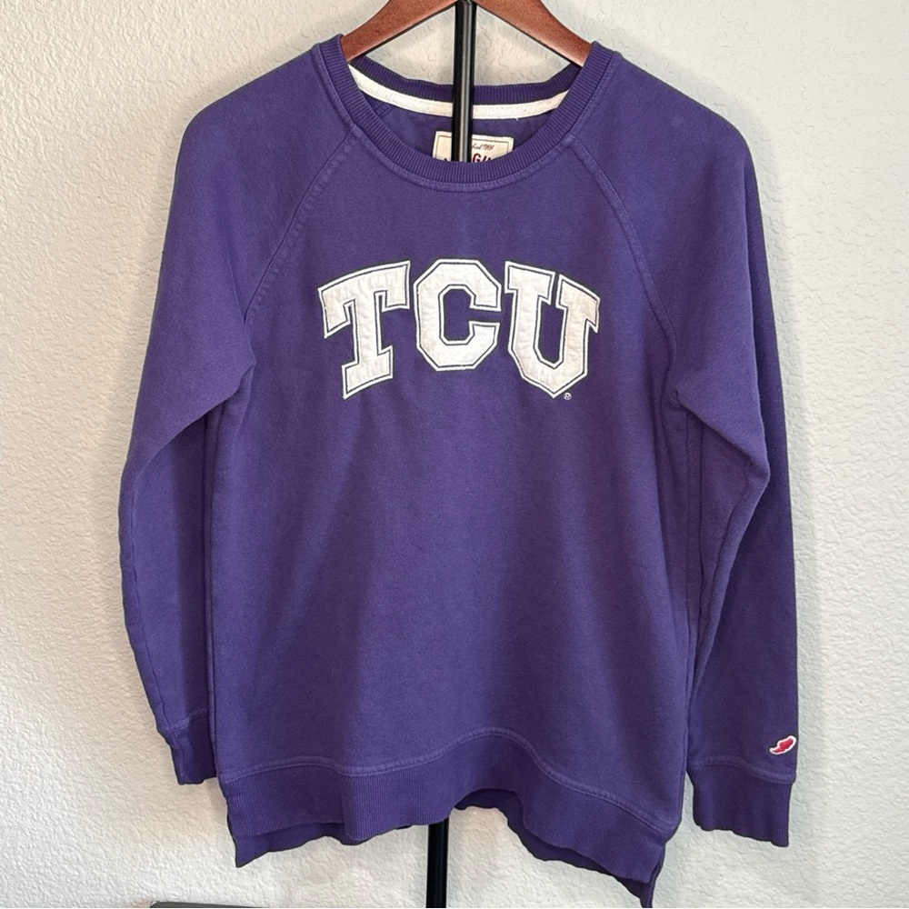 League Purple Crew Neck Sweater